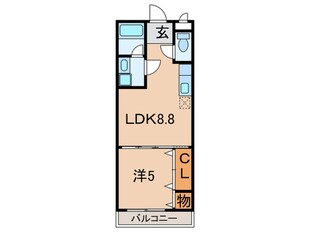 コリ－ヌ池上の物件間取画像